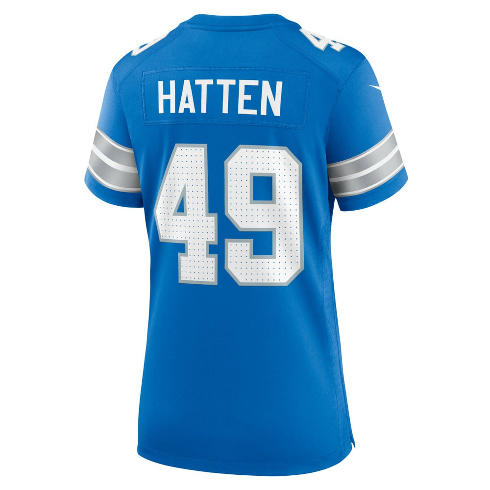 Detroit Lions Nike Hogan Hatten  Women's Game Jersey