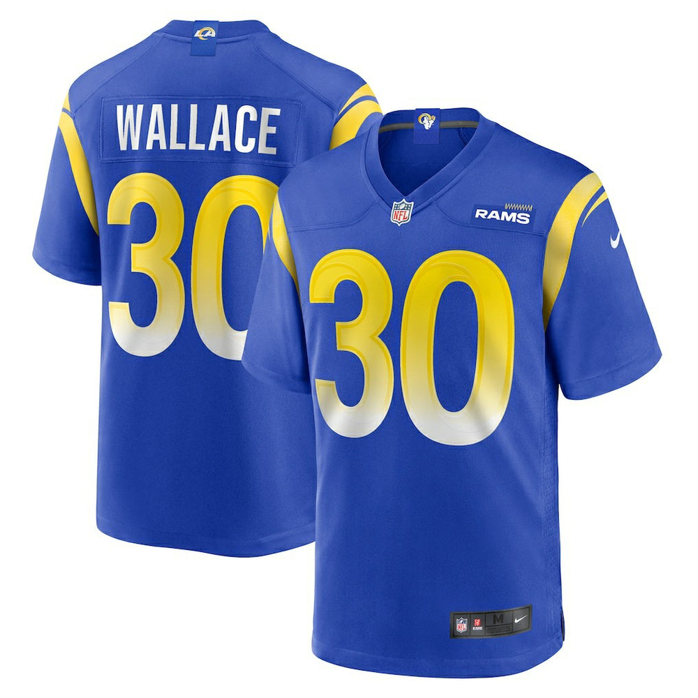 Los Angeles Rams Nike Josh Wallace  Game Jersey
