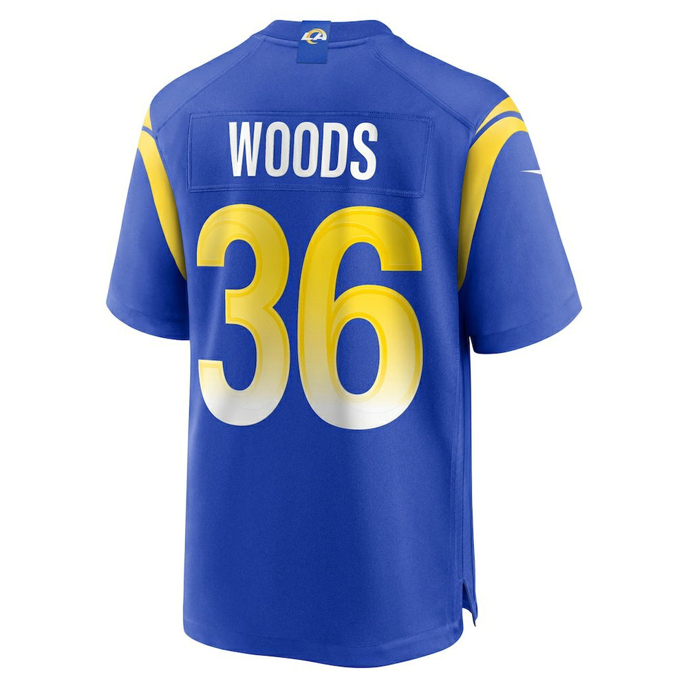 Los Angeles Rams Nike Charles Woods  Game Jersey