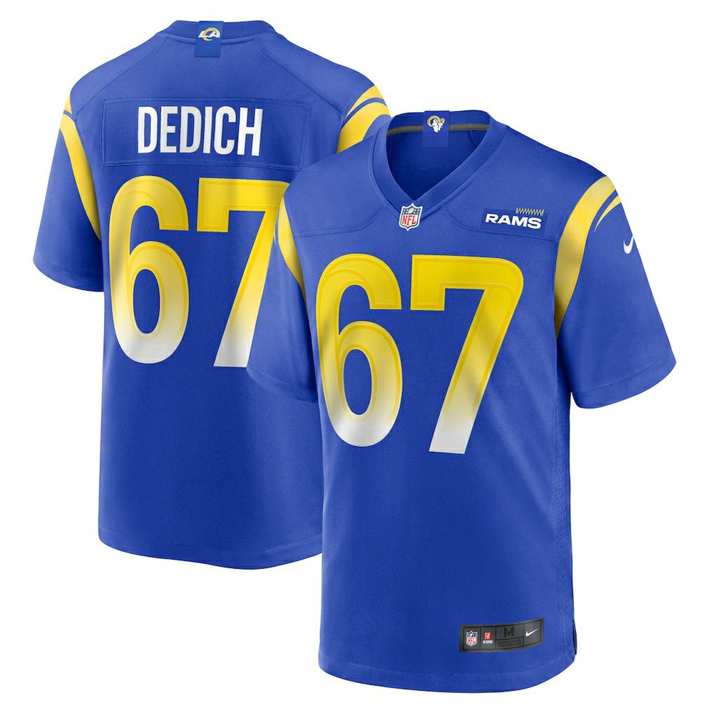 Los Angeles Rams Nike Justin Dedich  Game Jersey