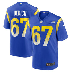Los Angeles Rams Nike Justin Dedich  Game Jersey