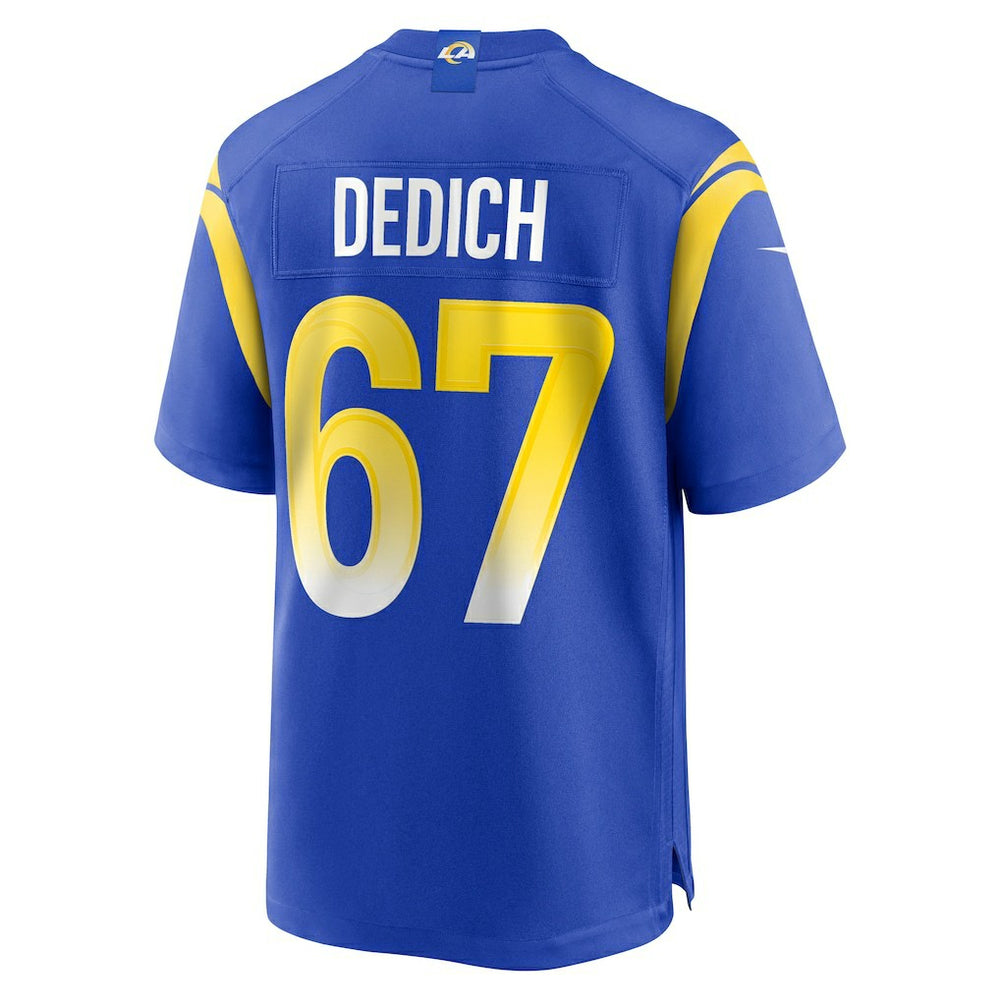Los Angeles Rams Nike Justin Dedich  Game Jersey