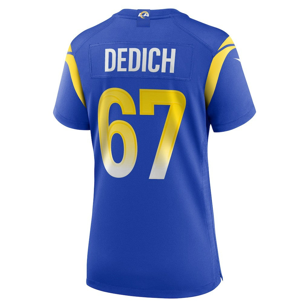 Los Angeles Rams Nike Justin Dedich  Women's Game Jersey