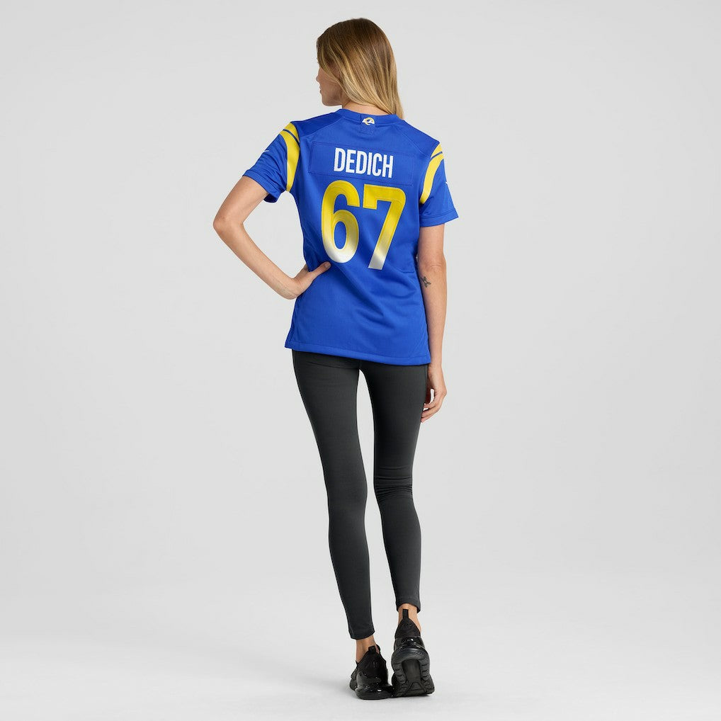 Los Angeles Rams Nike Justin Dedich  Women's Game Jersey