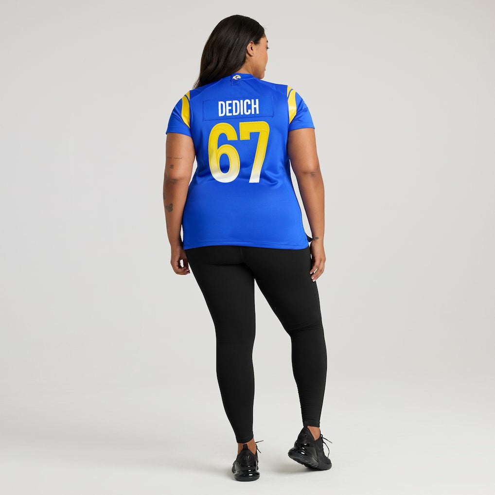 Los Angeles Rams Nike Justin Dedich  Women's Game Jersey