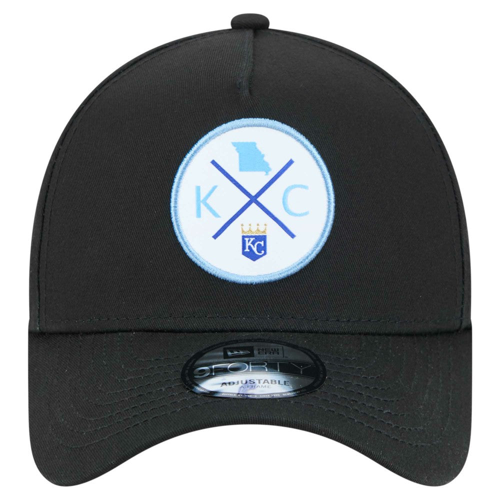 Kansas City Royals New Era 9FORTY A-Frame Adjustable Hat | MLB Outlet