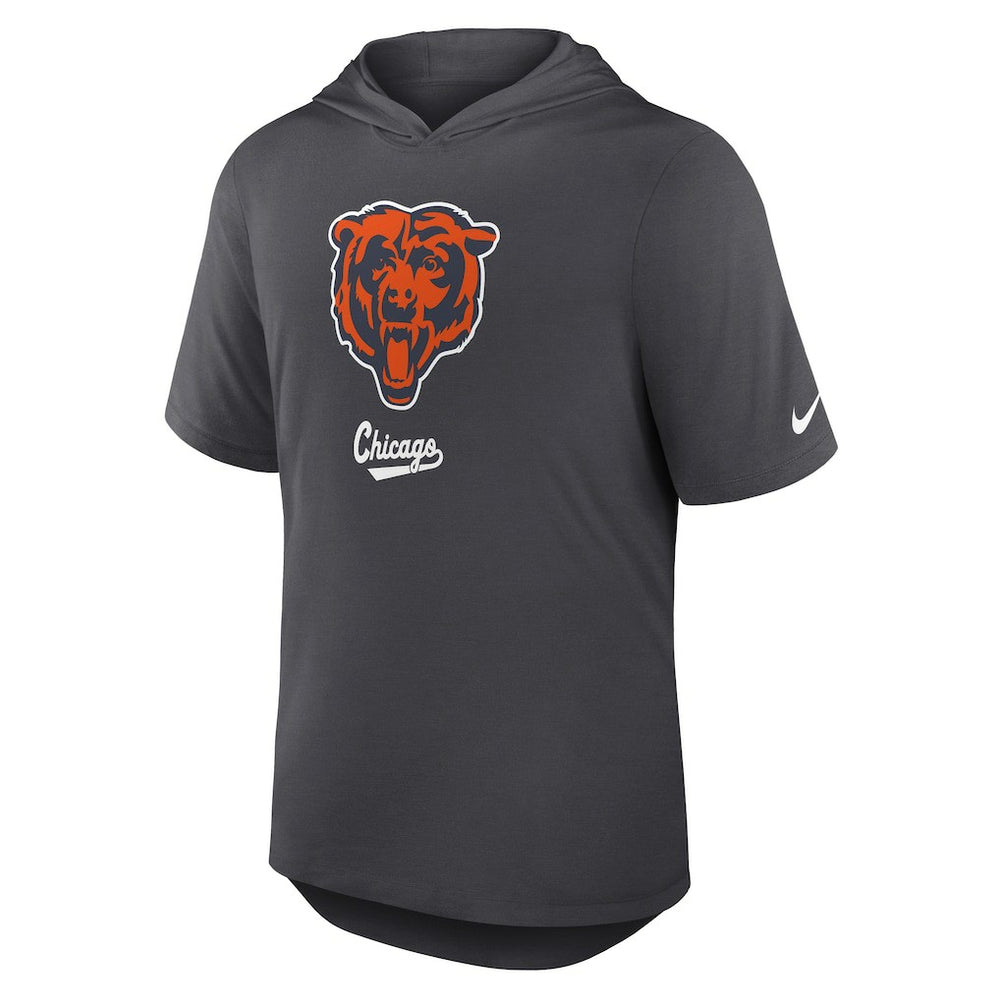 Chicago Bears Nike Tri-Blend Performance Hoodie T-Shirt