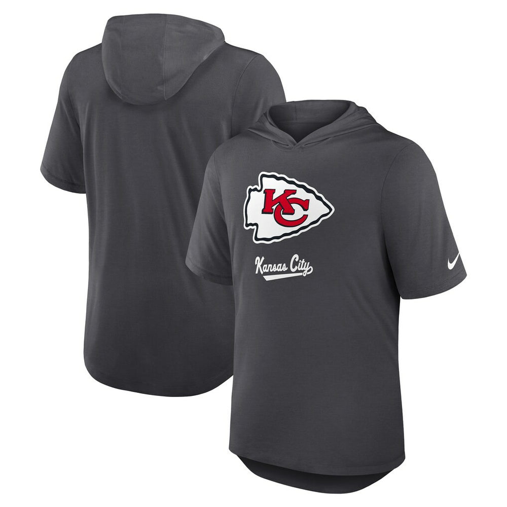 Kansas City Chiefs Nike Tri-Blend Performance Hoodie T-Shirt