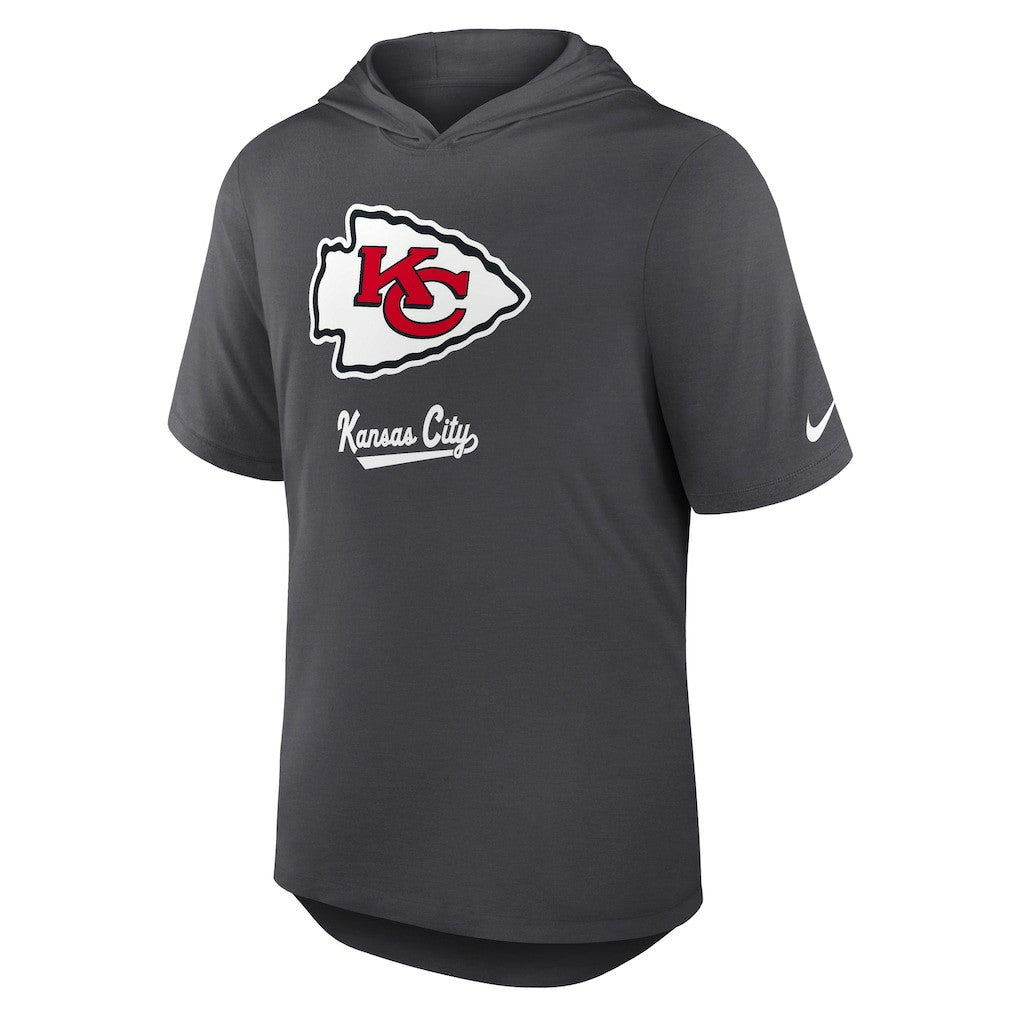 Kansas City Chiefs Nike Tri-Blend Performance Hoodie T-Shirt