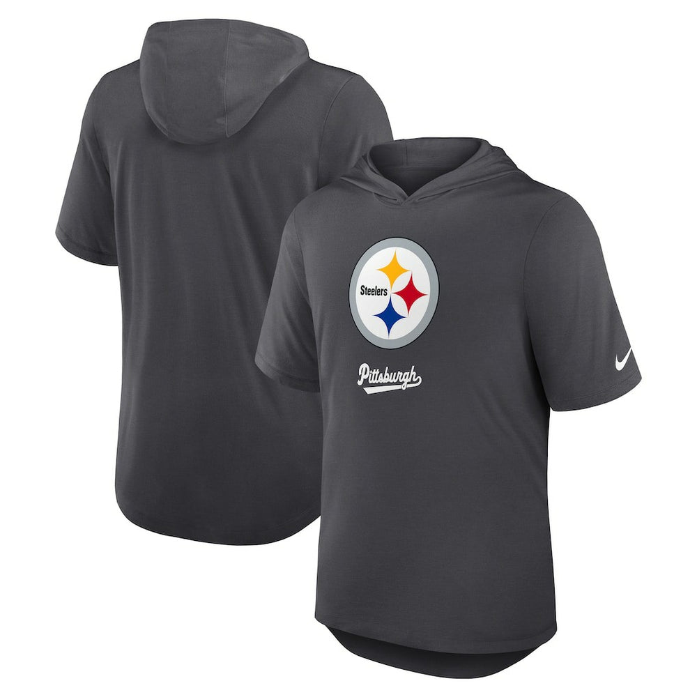 Pittsburgh Steelers Nike Tri-Blend Performance Hoodie T-Shirt