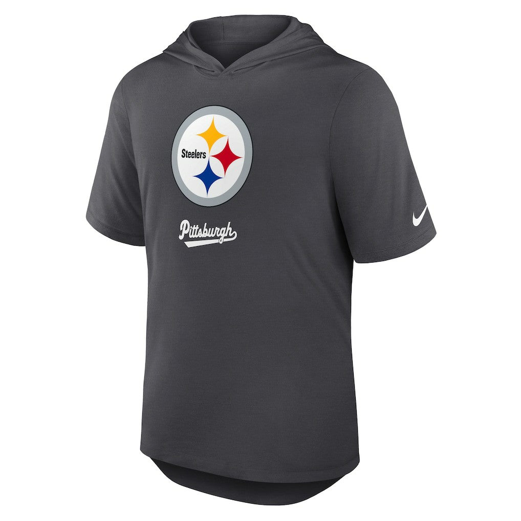Pittsburgh Steelers Nike Tri-Blend Performance Hoodie T-Shirt