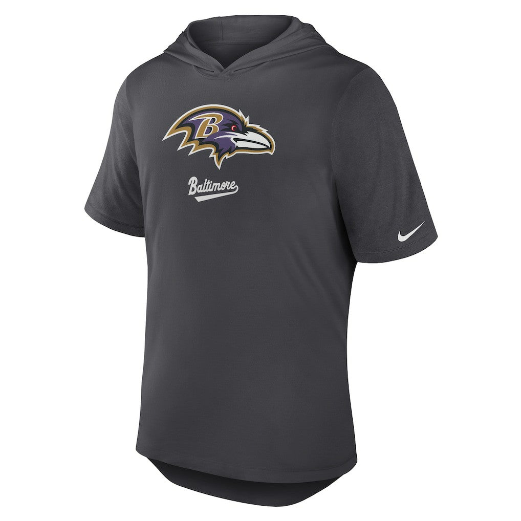 Baltimore Ravens Nike Tri-Blend Performance Hoodie T-Shirt