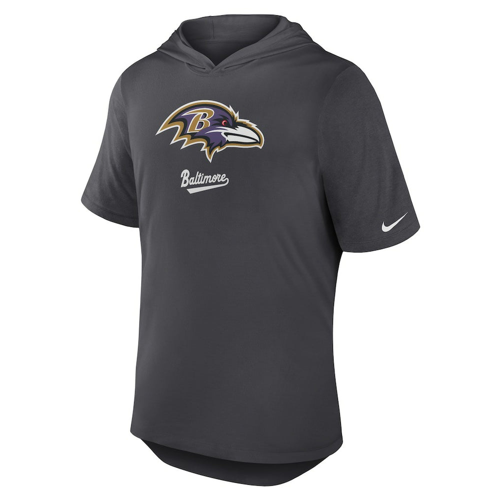 Baltimore Ravens Nike Tri-Blend Performance Hoodie T-Shirt