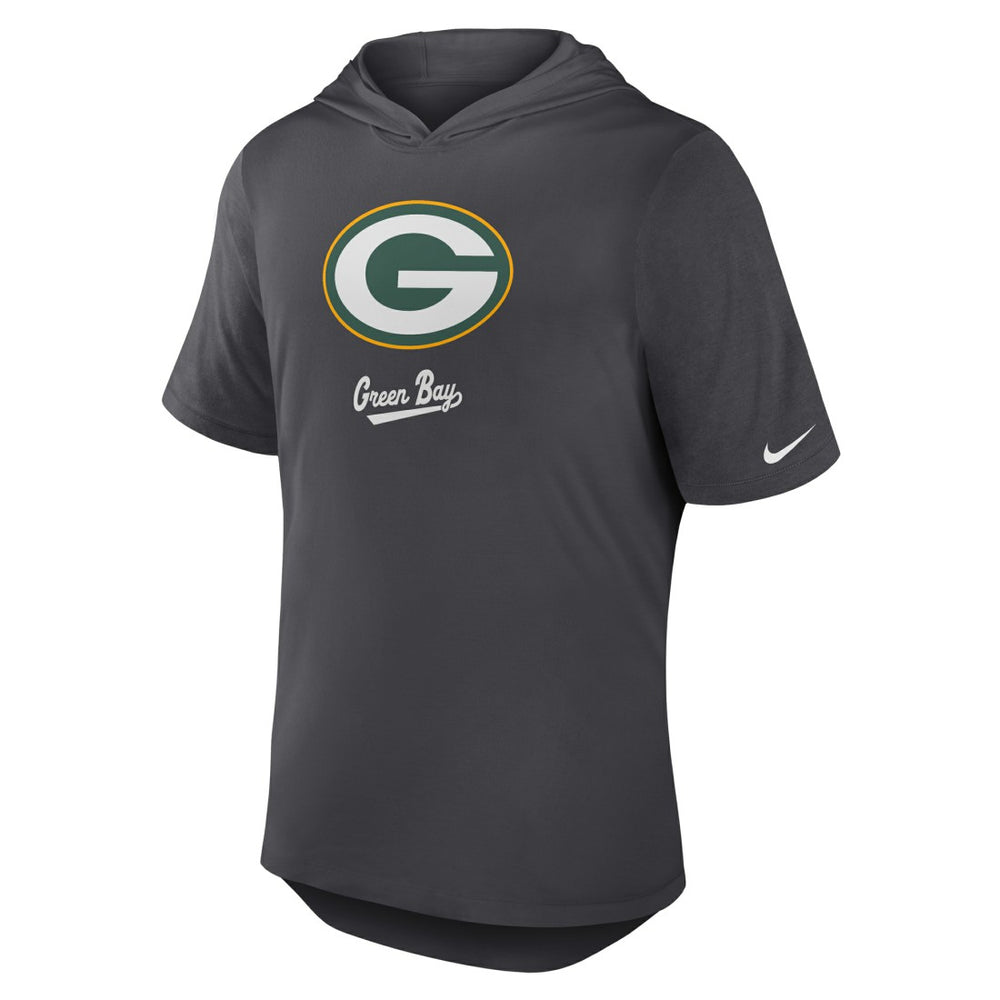 Green Bay Packers Nike Tri-Blend Performance Hoodie T-Shirt