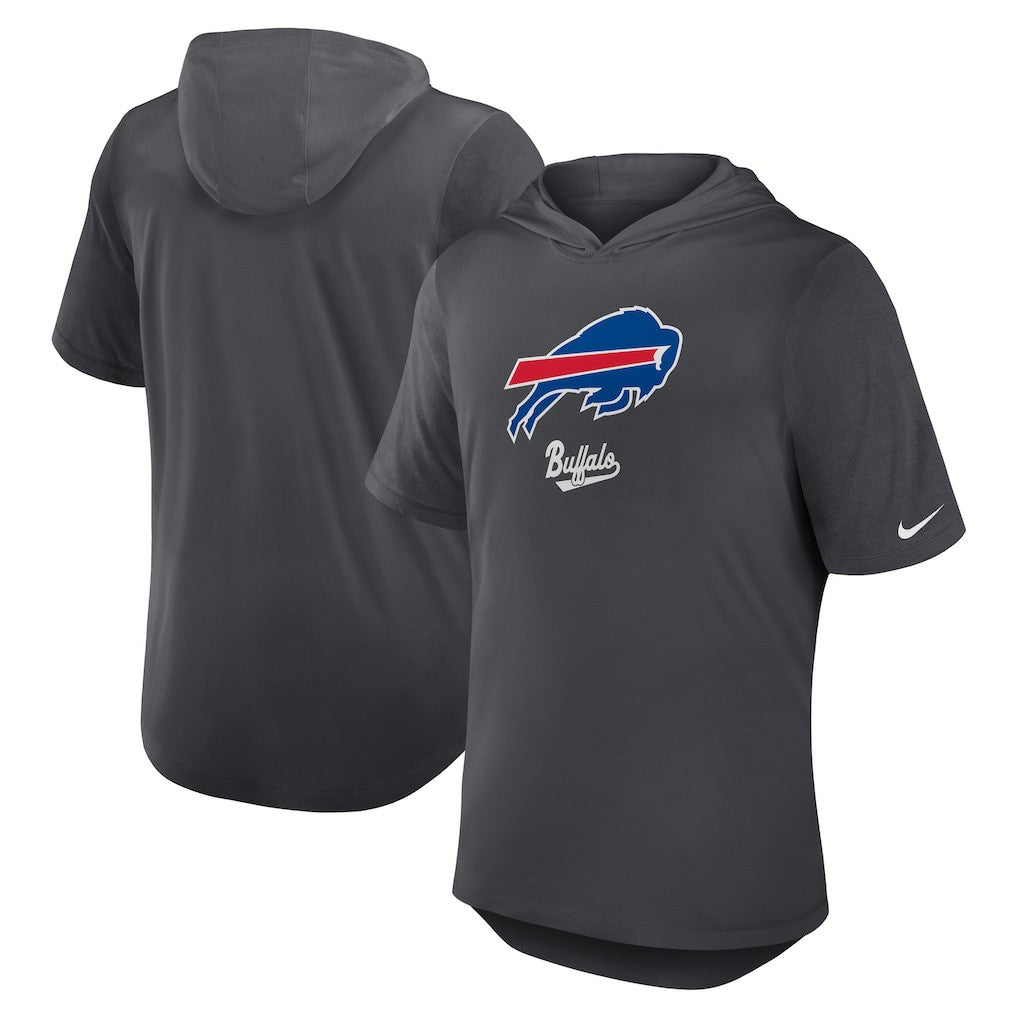 Buffalo Bills Nike Tri-Blend Performance Hoodie T-Shirt