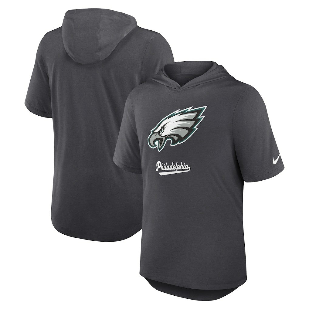 Philadelphia Eagles Nike Tri-Blend Performance Hoodie T-Shirt