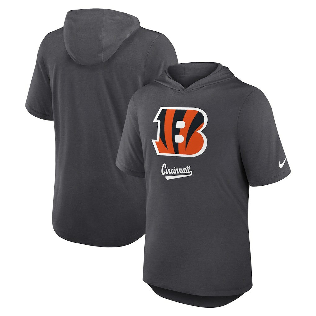Cincinnati Bengals Nike Tri-Blend Performance Hoodie T-Shirt