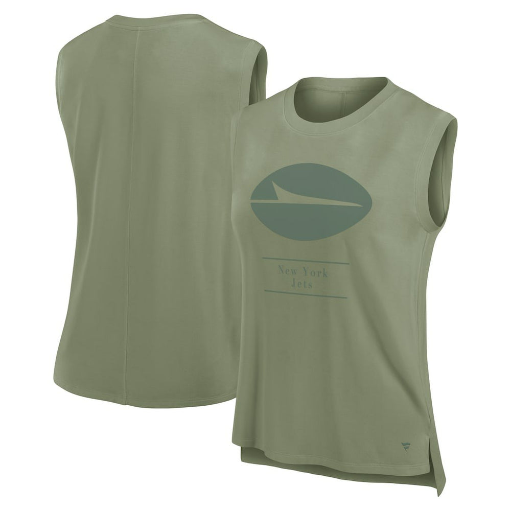 New York Jets Fanatics Women's Studio Embrace Tank Top
