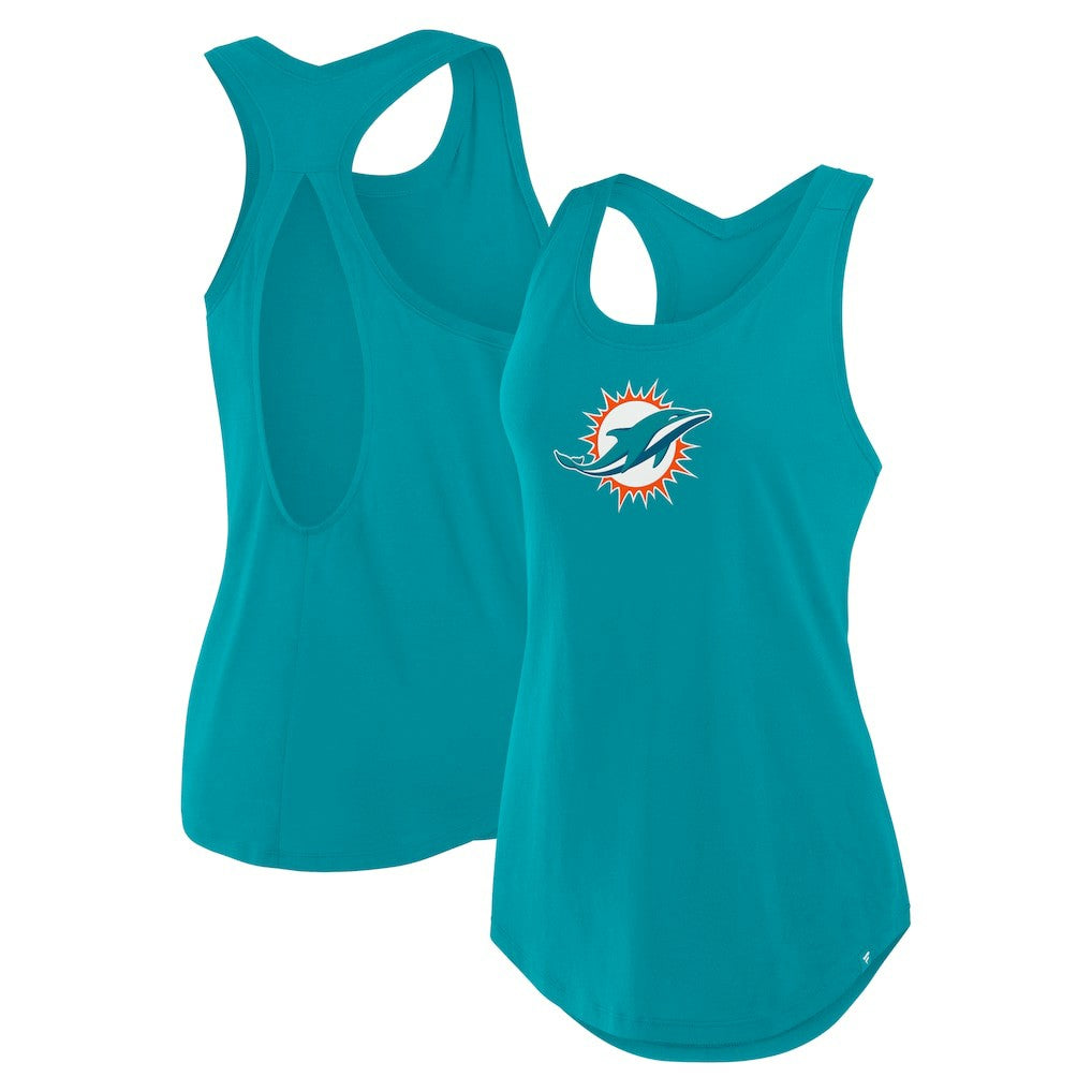 Miami Dolphins Fanatics Women's Iron Fan Tank Top