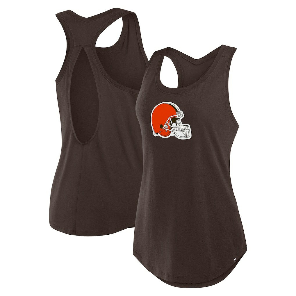 Cleveland Browns Fanatics Women's Iron Fan Tank Top