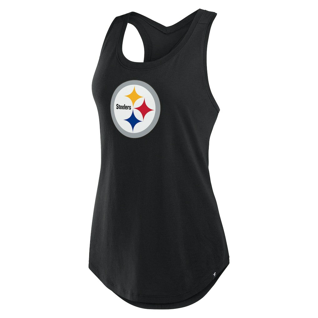 Pittsburgh Steelers Fanatics Women's Iron Fan Tank Top