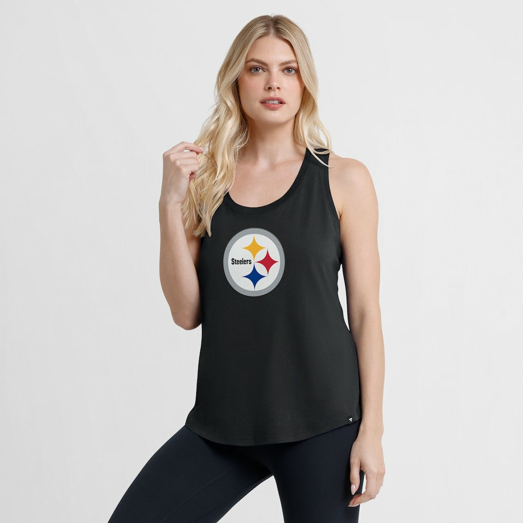 Pittsburgh Steelers Fanatics Women's Iron Fan Tank Top