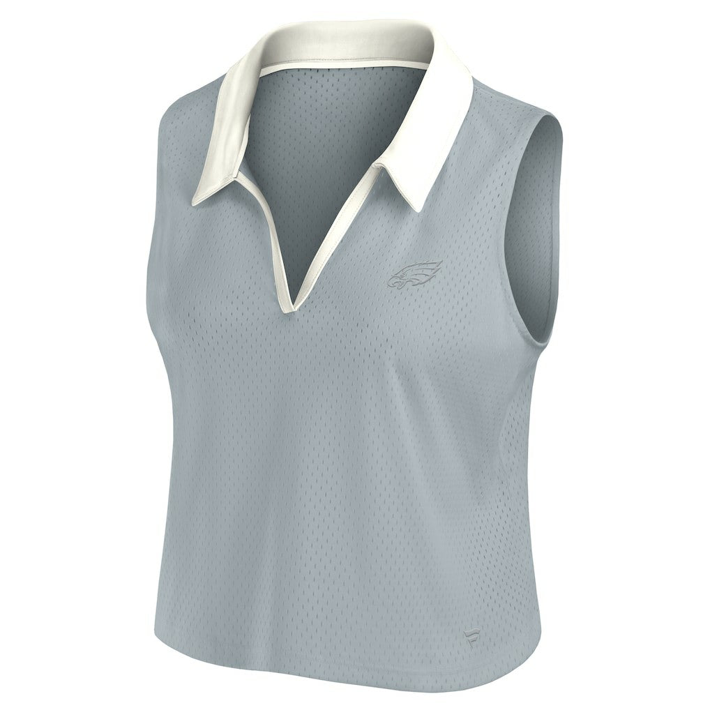 Philadelphia Eagles Fanatics Women's Studio Wellness V-Neck Tank Top
