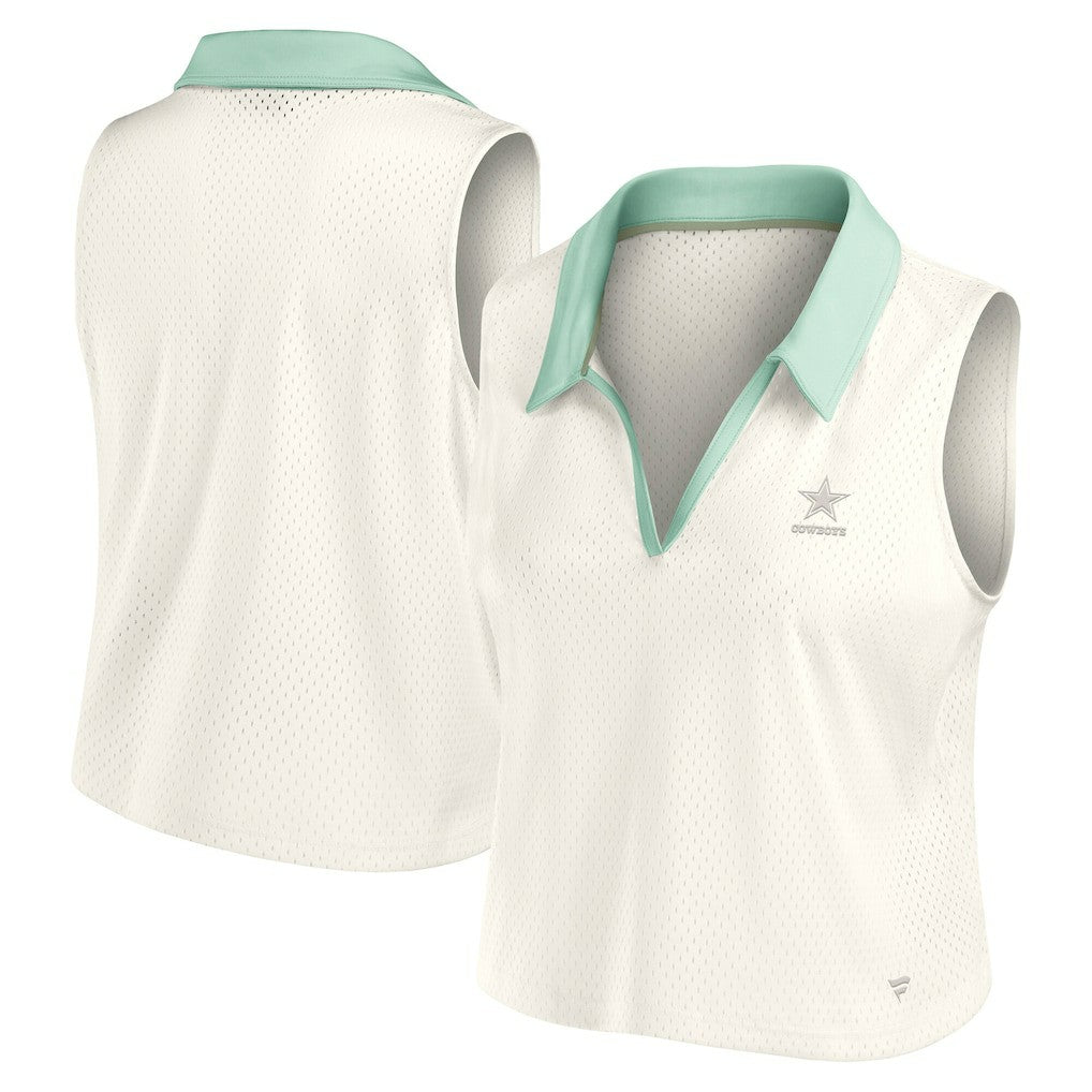 Dallas Cowboys Fanatics Women's Studio Wellness V-Neck Tank Top