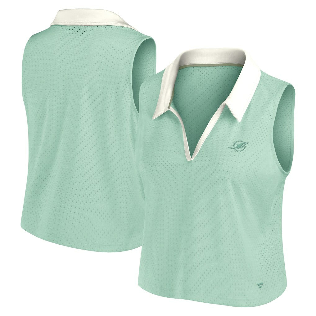 Miami Dolphins Fanatics Women's Studio Wellness V-Neck Tank Top