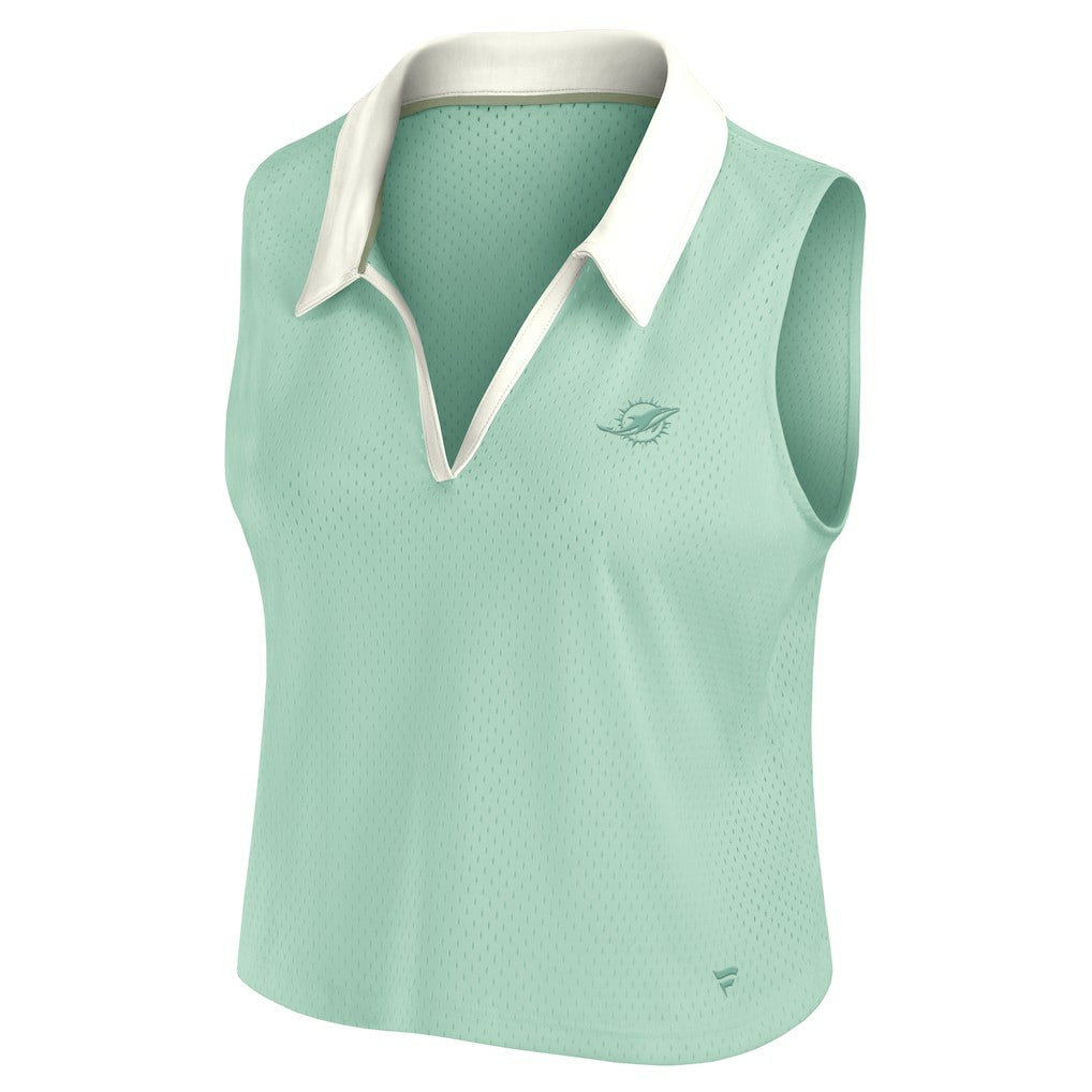 Miami Dolphins Fanatics Women's Studio Wellness V-Neck Tank Top
