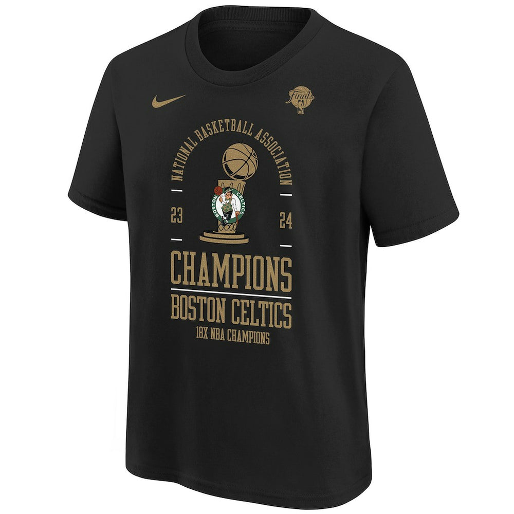 Boston Celtics Youth 18-Time NBA Finals Champions Locker Room T-Shirt Outlet