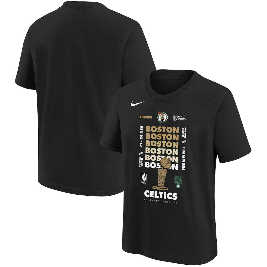 Boston Celtics Youth 2024 NBA Finals Champions Expressive T-Shirt Online