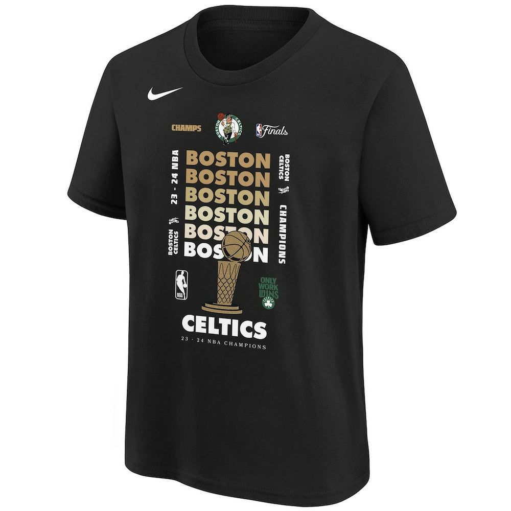 Boston Celtics Youth 2024 NBA Finals Champions Expressive T-Shirt Online