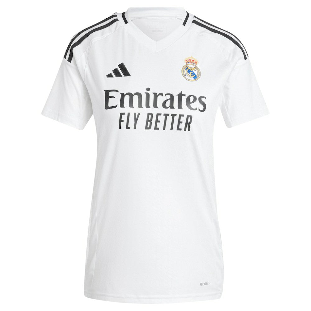 Vini Jr. Real Madrid Women's 2024/25 Home Replica Player Jersey White - Adidas