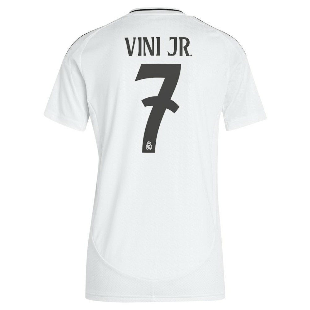 Vini Jr. Real Madrid Women's 2024/25 Home Replica Player Jersey White - Adidas