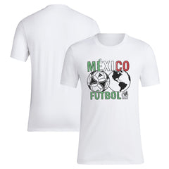 Mexico National Team Around The World T-Shirt White - Adidas