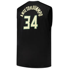 Giannis Antetokounmpo Milwaukee Bucks Profile Big & Tall Player Muscle Tank For Sale