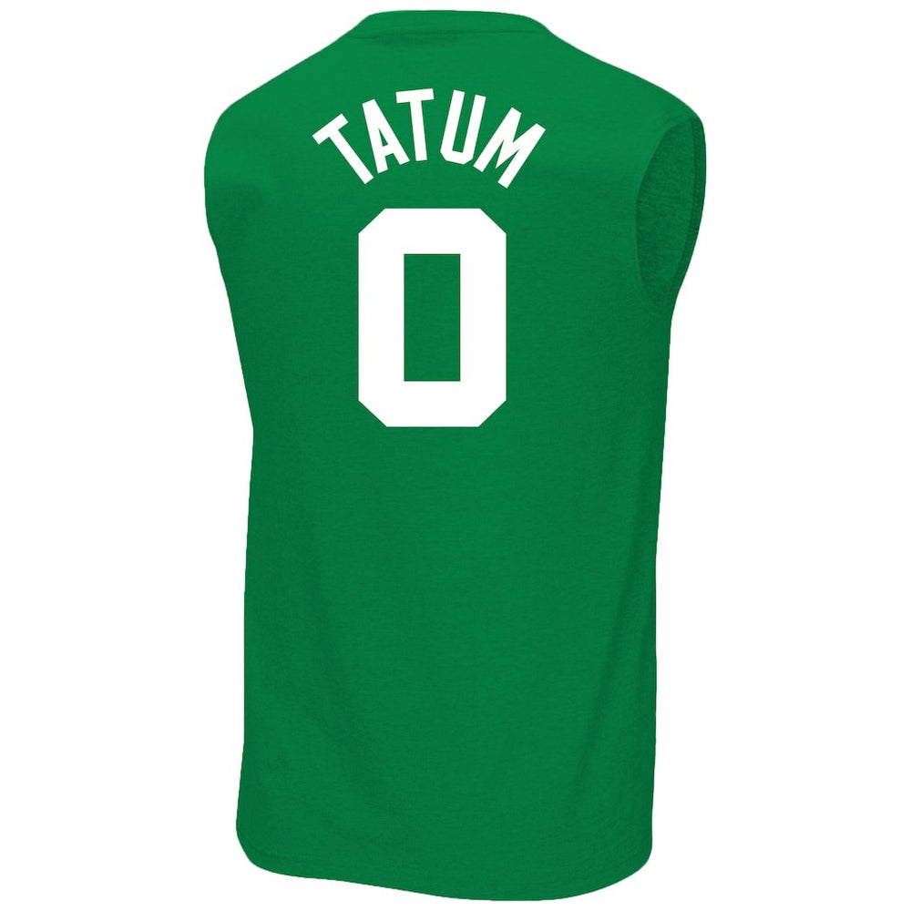 Jayson Tatum Boston Celtics Profile Big & Tall Player Muscle Tank On Sale