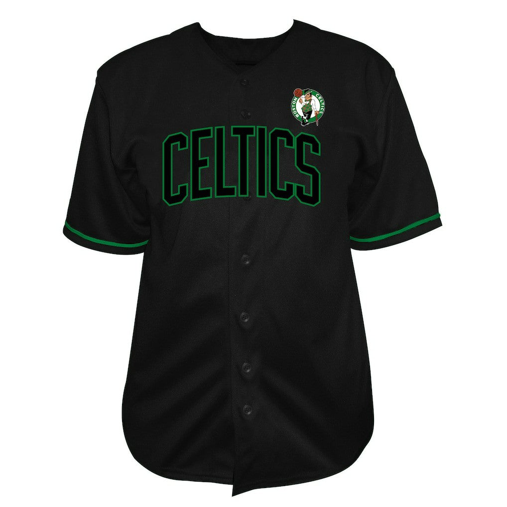 Jayson Tatum Boston Celtics Profile Big & Tall Name & Number Button-Up Jersey New