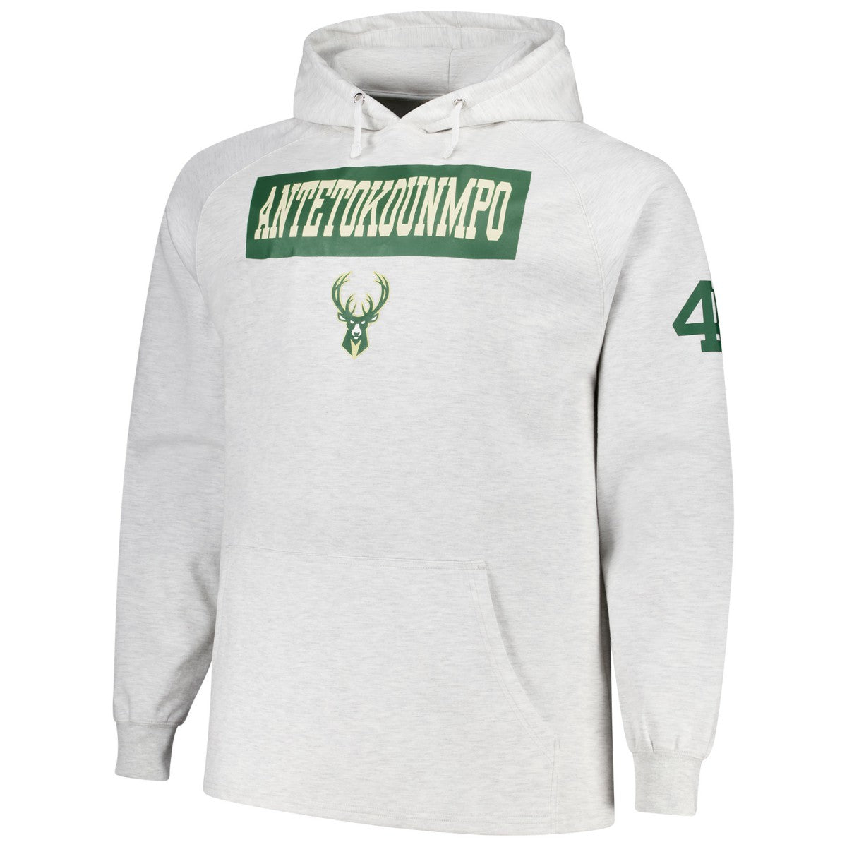 Giannis Antetokounmpo Milwaukee Bucks Profile Big & Tall Player Double Face Tri-Blend Pullover Hoodie Discount