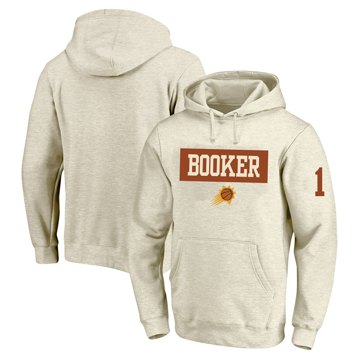 Devin Booker Phoenix Suns Profile Big & Tall Player Double Face Tri-Blend Pullover Hoodie Discount