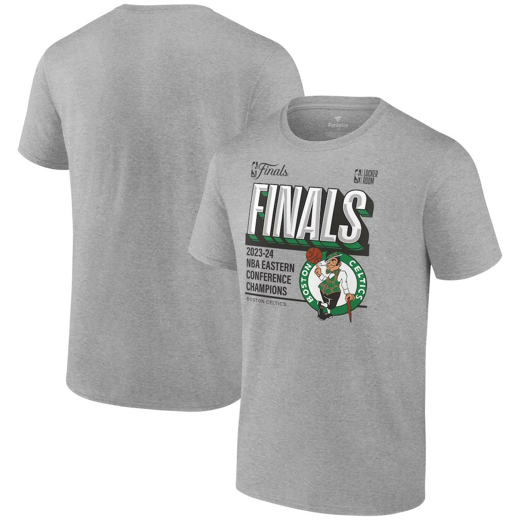 Boston Celtics 2024 Eastern Conference Champions Locker Room Big & Tall T-Shirt For Sale