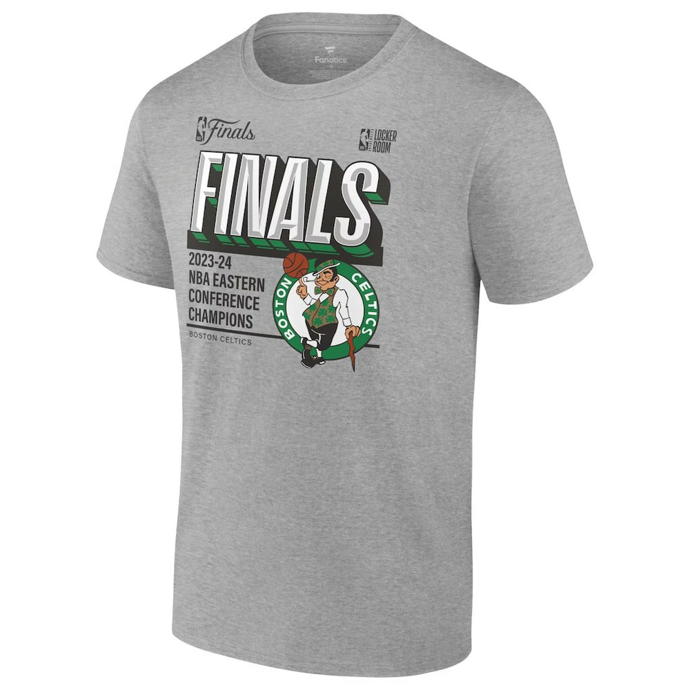 Boston Celtics 2024 Eastern Conference Champions Locker Room Big & Tall T-Shirt For Sale