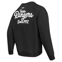 Texas Rangers Pro Standard Paint The City Dropped Shoulder Pullover Sweatshirt | MLB US