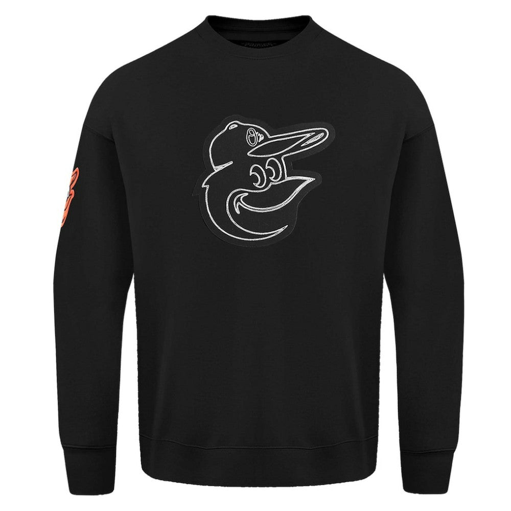 Baltimore Orioles Pro Standard Paint The City Dropped Shoulder Pullover Sweatshirt | MLB Outlet