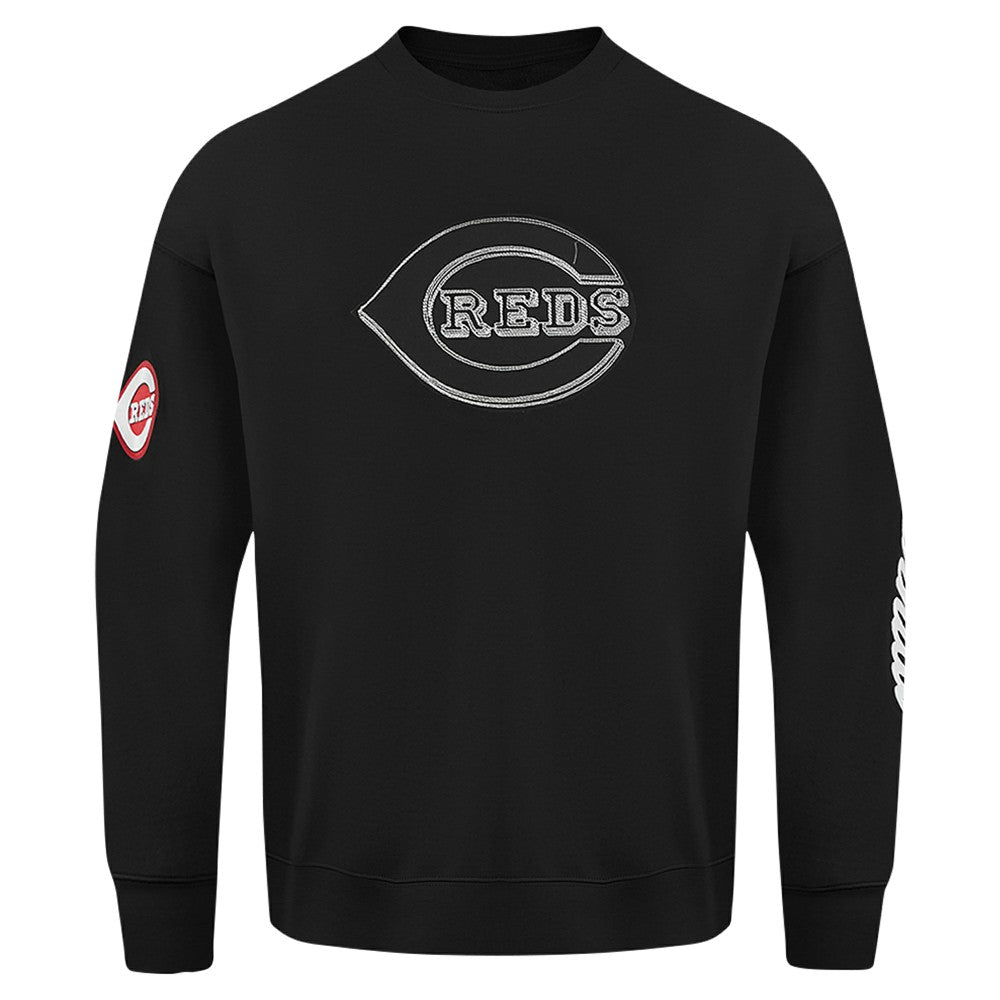 Cincinnati Reds Pro Standard Paint The City Dropped Shoulder Pullover Sweatshirt | MLB Outlet