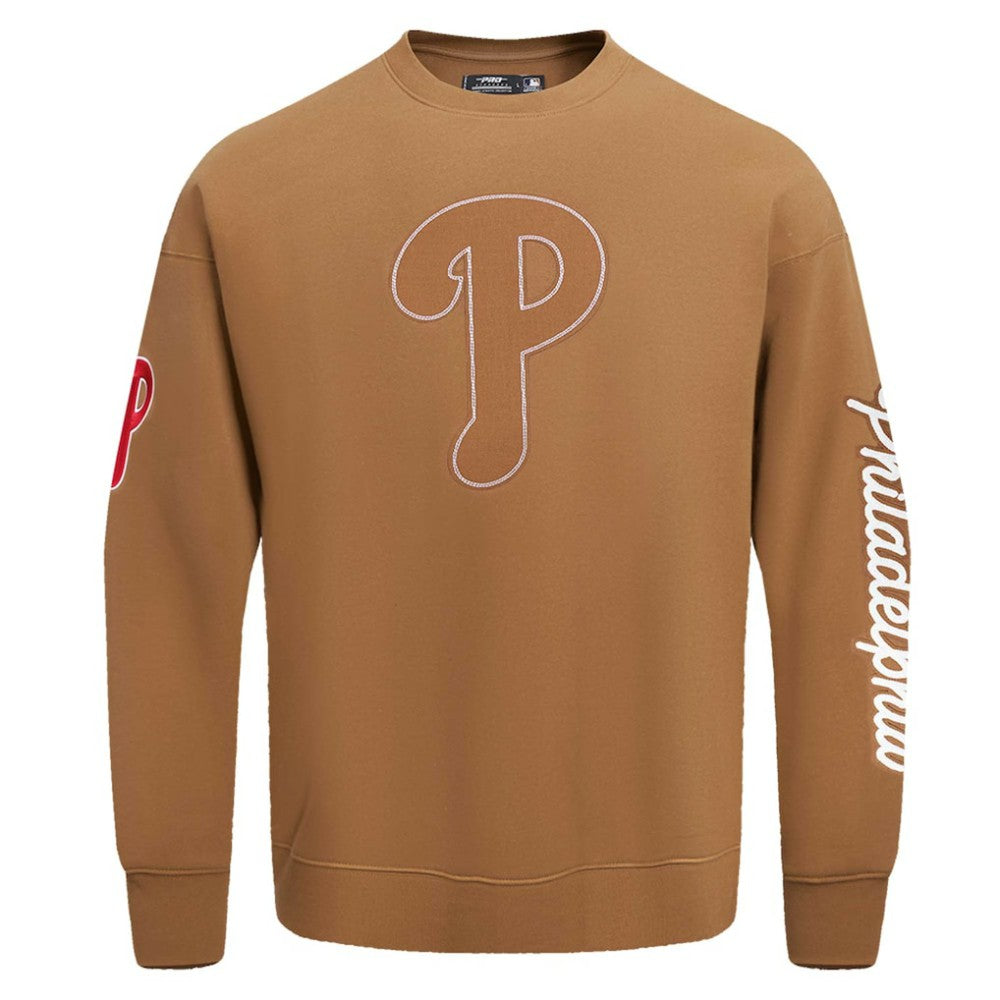 Philadelphia Phillies Pro Standard Paint The City Dropped Shoulder Pullover Sweatshirt | MLB Outlet
