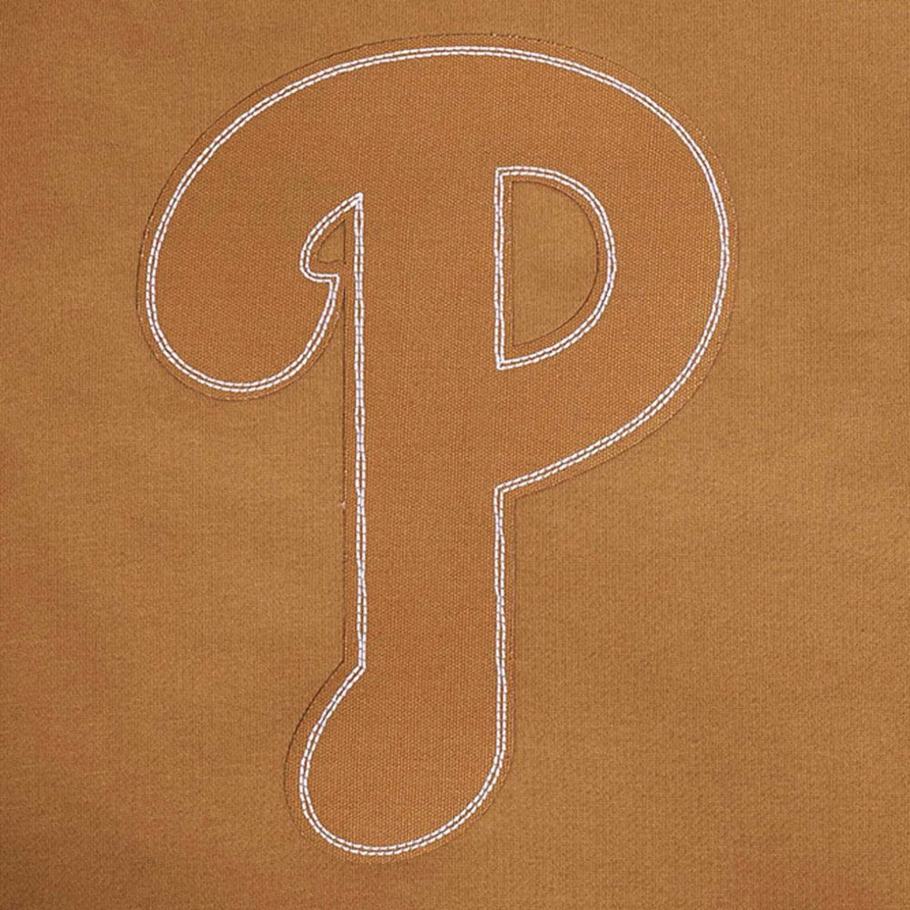 Philadelphia Phillies Pro Standard Paint The City Dropped Shoulder Pullover Sweatshirt | MLB Outlet