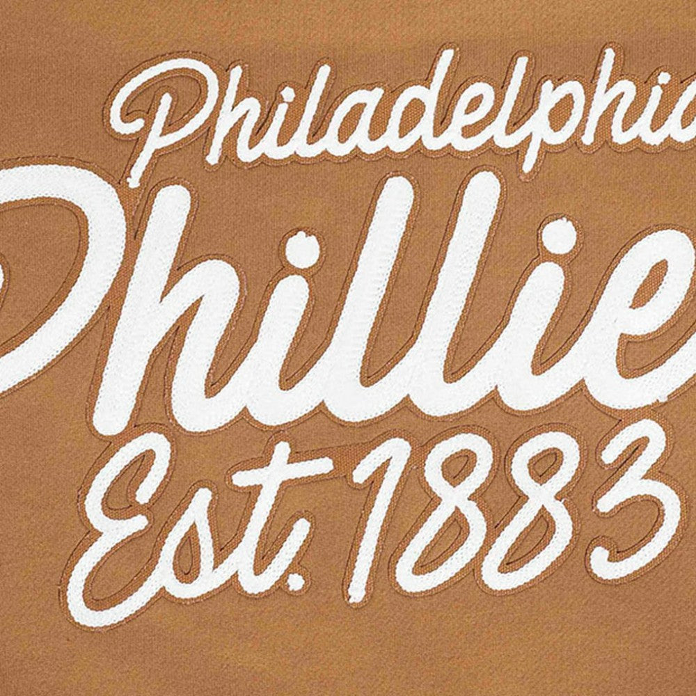 Philadelphia Phillies Pro Standard Paint The City Dropped Shoulder Pullover Sweatshirt | MLB Outlet