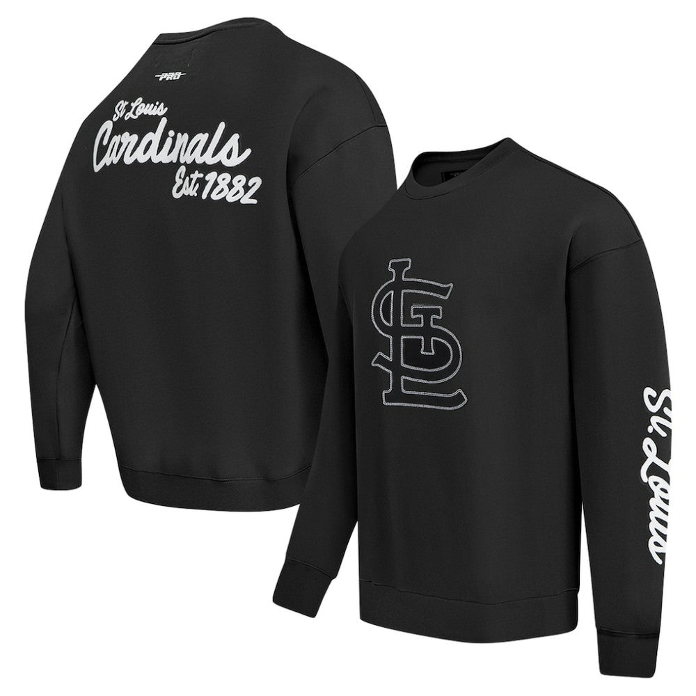 St. Louis Cardinals Pro Standard Paint The City Dropped Shoulder Pullover Sweatshirt | MLB Online